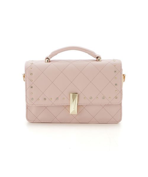 CELFORD(セルフォード)の「【リュタン】ビジュースタッズミニショルダー(ショルダーバッグ・レディース・ブラック/アイボリー/グレイッシュベージュ/ライトピンク・F)」の11枚目の写真