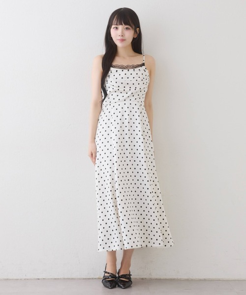 one after another NICE CLAUP(ワンアフターアナザーナイスクラップ)の「【WEB限定】ドレープマイナス5キロ見えワンピース(ワンピース・レディース・ブラウン系その他/ブラック系その他/ホワイト系その他・SMALL/MEDIUM)」の8枚目の写真