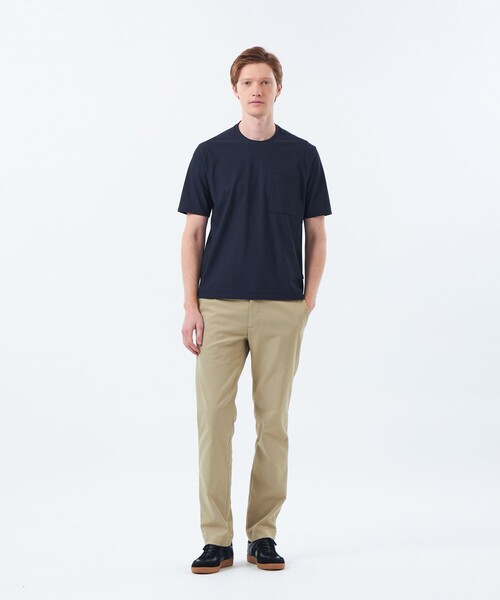 MACKINTOSH PHILOSOPHY（ﾏｯｷﾝﾄｯｼｭ ﾌｨﾛｿﾌｨｰ）の「【MP STANDARD TROUSERS】STYLE002 SLIM FIT フレックスドライチノ（その他パンツ・メンズ・ベージュ系その他5/グリーン系その他2/ライトベージュ/グレー系その他/ブラック/ダークネイビー・38/42/40）」の13枚目の写真