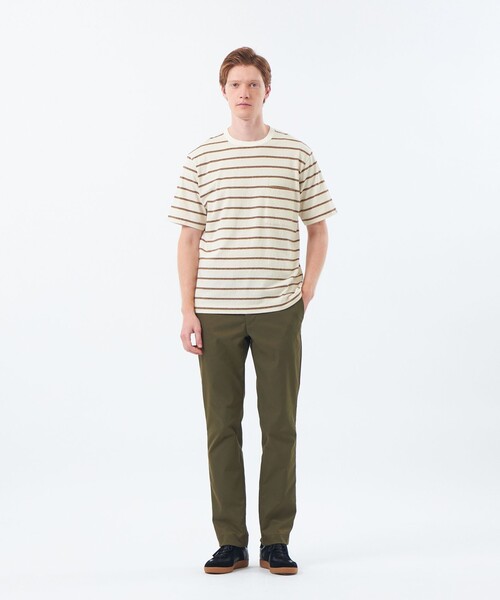 MACKINTOSH PHILOSOPHY（ﾏｯｷﾝﾄｯｼｭ ﾌｨﾛｿﾌｨｰ）の「【MP STANDARD TROUSERS】STYLE002 SLIM FIT フレックスドライチノ（その他パンツ・メンズ・ベージュ系その他5/グリーン系その他2/ライトベージュ/グレー系その他/ブラック/ダークネイビー・38/42/40）」の15枚目の写真