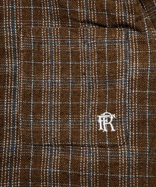 430(フォーサーティ)の「ms6602-L-S TTN CHECK SHIRT チェックシャツ(26-146)(シャツ/ブラウス・メンズ・ネイビー/ピンク/ブラウン・1/2/3/0)」の13枚目の写真