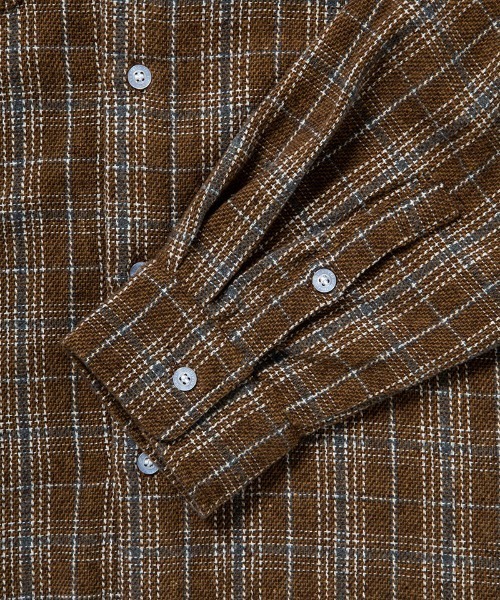 430(フォーサーティ)の「ms6602-L-S TTN CHECK SHIRT チェックシャツ(26-146)(シャツ/ブラウス・メンズ・ネイビー/ピンク/ブラウン・1/2/3/0)」の14枚目の写真