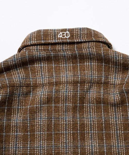 430(フォーサーティ)の「ms6602-L-S TTN CHECK SHIRT チェックシャツ(26-146)(シャツ/ブラウス・メンズ・ネイビー/ピンク/ブラウン・1/2/3/0)」の16枚目の写真