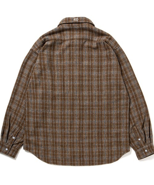 430(フォーサーティ)の「ms6602-L-S TTN CHECK SHIRT チェックシャツ(26-146)(シャツ/ブラウス・メンズ・ネイビー/ピンク/ブラウン・1/2/3/0)」の17枚目の写真
