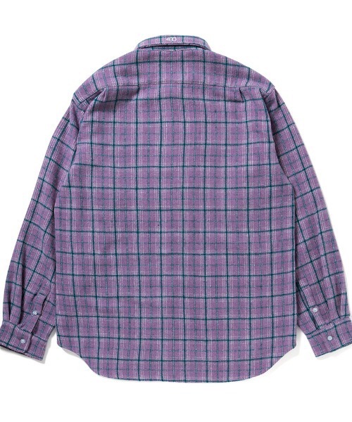 430(フォーサーティ)の「ms6602-L-S TTN CHECK SHIRT チェックシャツ(26-146)(シャツ/ブラウス・メンズ・ネイビー/ピンク/ブラウン・1/2/3/0)」の6枚目の写真