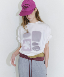 [CORE] SMUDGE GRAPHIC T-SHIRT - WHITE