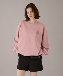 ONCILY（オンシェリー）の「26AW HEART LOGO DRAW CODE SWEAT / ハートロゴドローコードスウェット（スウェット）」