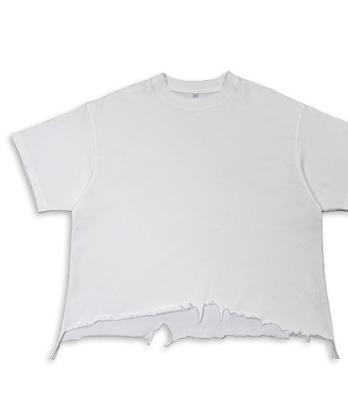 DOUBLE STEAL(ダブルスティール)の「DSヴィンテージウォッシュダメージTEE(Tシャツ/カットソー・メンズ・ホワイト/ブラック/グレー・X-LARGE/LARGE/MEDIUM/SMALL)」の2枚目の写真