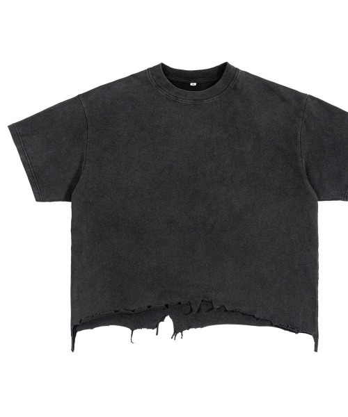 DOUBLE STEAL(ダブルスティール)の「DSヴィンテージウォッシュダメージTEE(Tシャツ/カットソー・メンズ・ホワイト/ブラック/グレー・X-LARGE/LARGE/MEDIUM/SMALL)」の5枚目の写真