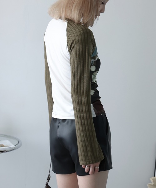 Ulysses(ユリシス)の「ラグランドッグプリントカットソー(Tシャツ/カットソー・レディース・ブラウン・F)」の10枚目の写真