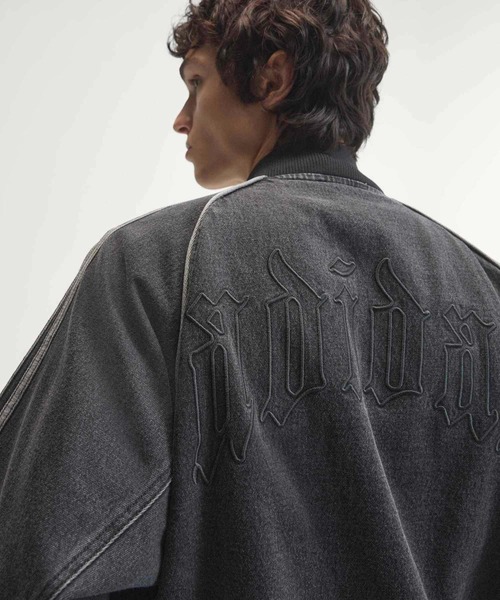 adidas（アディダス）の「SST デニム トラックトップ（ジャージ） / アディダスオリジナルス adidas Originals（デニムジャケット・メンズ・ブラック・XX-LARGE/3XL/LARGE/MEDIUM/SMALL/X-LARGE/X-SMALL）」の5枚目の写真