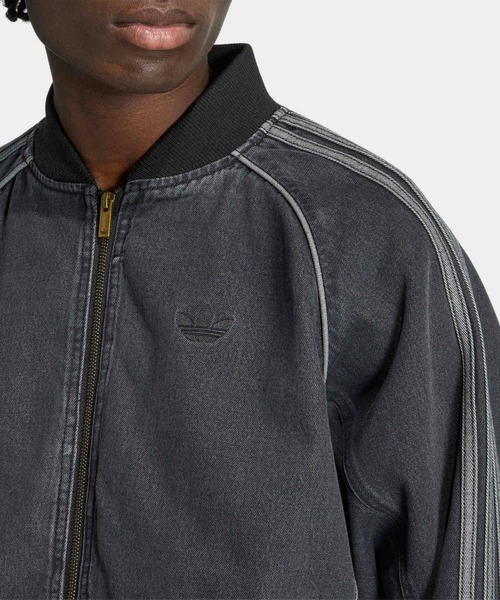 adidas（アディダス）の「SST デニム トラックトップ（ジャージ） / アディダスオリジナルス adidas Originals（デニムジャケット・メンズ・ブラック・XX-LARGE/3XL/LARGE/MEDIUM/SMALL/X-LARGE/X-SMALL）」の11枚目の写真