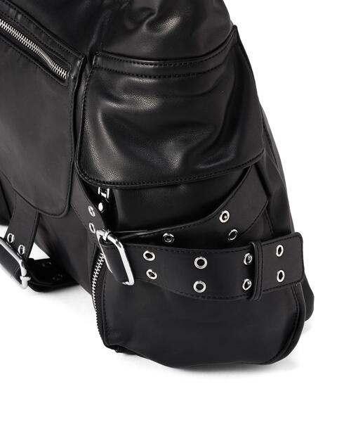 B'2nd(ビーセカンド)の「MAVYTH/メヴィス/3BELT BIG SHOULDER BAG(ショルダーバッグ・レディース・ブラック・F)」の8枚目の写真
