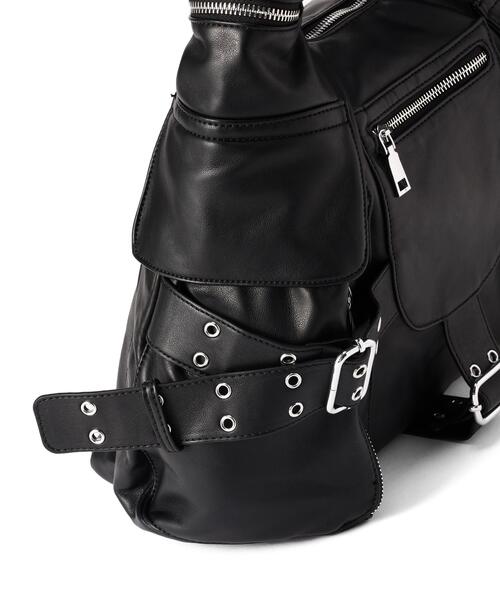 B'2nd(ビーセカンド)の「MAVYTH/メヴィス/3BELT BIG SHOULDER BAG(ショルダーバッグ・レディース・ブラック・F)」の9枚目の写真