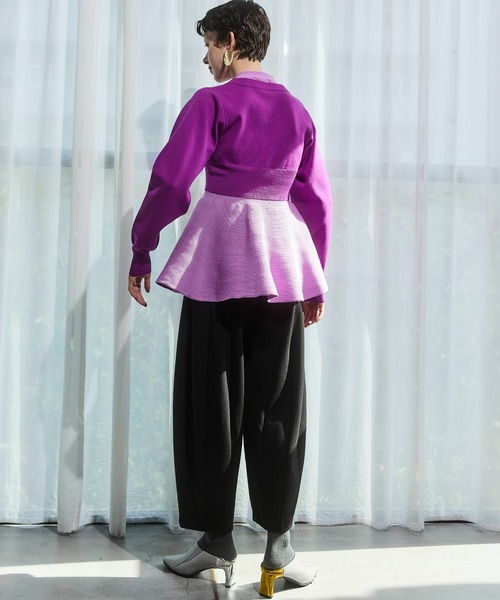 OMMO(オーエムエムオー)の「FLASK PATTERN MULTI PANEL PT(その他パンツ・レディース・ホワイト/グレー/ブラック・36/38)」の21枚目の写真