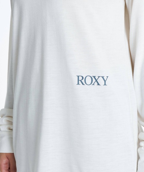 ROXY(ロキシー)の「ROXY FITNESS GENTLE FLOW L/S TEE コラーゲン・アミノ酸配合 モイスト長袖Tシャツ 【2026年秋冬モデル】/ロキシー(Tシャツ/カットソー・レディース・ブラック系その他/ベージュ/オフホワイト・SMALL/MEDIUM/LARGE)」の6枚目の写真