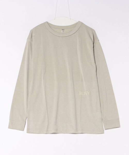 ROXY(ロキシー)の「ROXY FITNESS GENTLE FLOW L/S TEE コラーゲン・アミノ酸配合 モイスト長袖Tシャツ 【2026年秋冬モデル】/ロキシー(Tシャツ/カットソー・レディース・ブラック系その他/ベージュ/オフホワイト・SMALL/MEDIUM/LARGE)」の10枚目の写真
