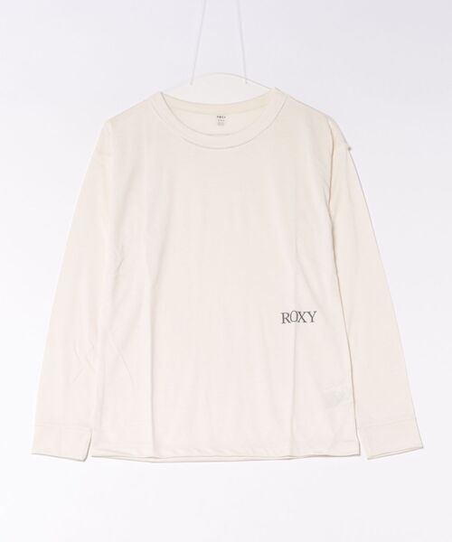 ROXY(ロキシー)の「ROXY FITNESS GENTLE FLOW L/S TEE コラーゲン・アミノ酸配合 モイスト長袖Tシャツ 【2026年秋冬モデル】/ロキシー(Tシャツ/カットソー・レディース・ブラック系その他/ベージュ/オフホワイト・SMALL/MEDIUM/LARGE)」の12枚目の写真