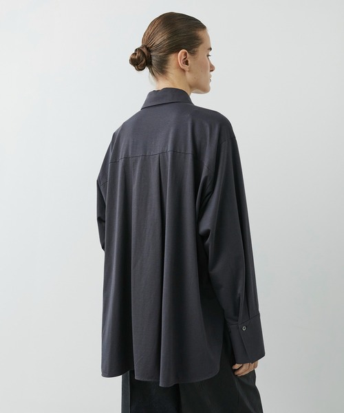 CITY TOKYO(シティトウキョウ)の「【CITY TOKYO/シティートウキョウ】KANEMASA Silk Shirt/カシミヤシルクシャツ(シャツ/ブラウス・レディース・ホワイト/ダークグレー/ブルー・FREE)」の16枚目の写真
