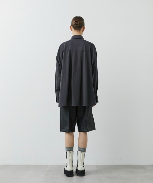 CITY TOKYO(シティトウキョウ)の「【CITY TOKYO/シティートウキョウ】KANEMASA Silk Shirt/カシミヤシルクシャツ(シャツ/ブラウス・レディース・ホワイト/ダークグレー/ブルー・FREE)」の20枚目の写真