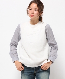 PUAL CE CIN | ベスト＊布帛袖インナーＡＳ(Tシャツ/カットソー)