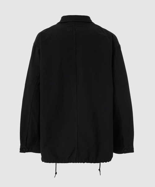COMME des GARCONS HOMME(コム デ ギャルソン・オム)の「ESTEL SERGE OVER DYED JACKET(テーラードジャケット・メンズ・ブラック・XS/S/M/L)」の2枚目の写真