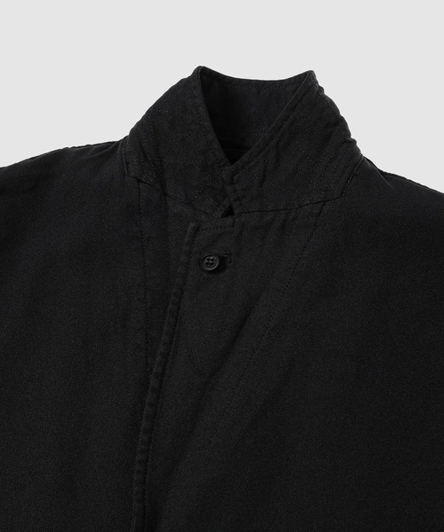 COMME des GARCONS HOMME(コム デ ギャルソン・オム)の「ESTEL SERGE OVER DYED JACKET(テーラードジャケット・メンズ・ブラック・XS/S/M/L)」の3枚目の写真