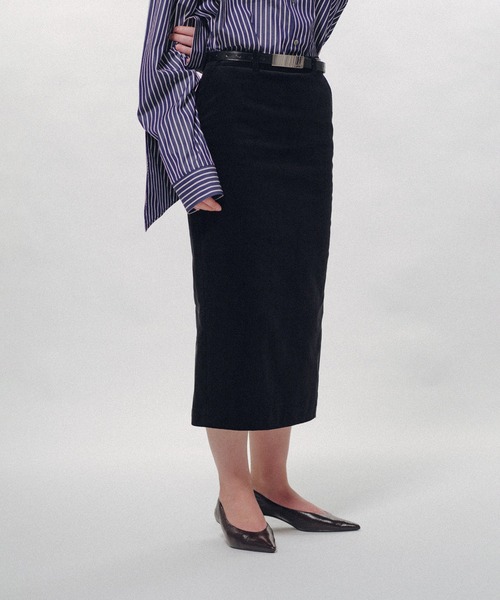 KEISUKEYOSHIDA(ケイスケヨシダ)の「Strict Pencil Skirt(スカート・レディース・ブラック・M/S)」の5枚目の写真