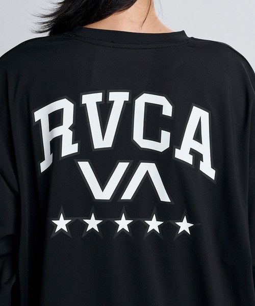 RVCA(ルーカ)の「RVCA ウィメンズ FIVE STAR LS TEE ロンT 【2026年秋冬モデル】/ルーカドローコード付きバックプリント長袖ロンT(Tシャツ/カットソー・レディース・グレー系その他/ブルー系その他/ブラック・SMALL/MEDIUM/LARGE)」の19枚目の写真