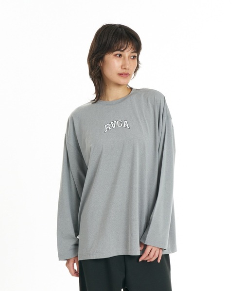 RVCA(ルーカ)の「RVCA ウィメンズ FIVE STAR LS TEE ロンT 【2026年秋冬モデル】/ルーカドローコード付きバックプリント長袖ロンT(Tシャツ/カットソー・レディース・グレー系その他/ブルー系その他/ブラック・SMALL/MEDIUM/LARGE)」の13枚目の写真