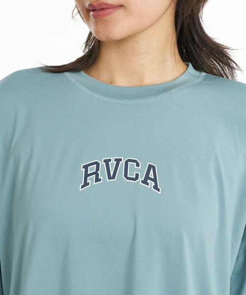 RVCA(ルーカ)の「RVCA ウィメンズ FIVE STAR LS TEE ロンT 【2026年秋冬モデル】/ルーカドローコード付きバックプリント長袖ロンT(Tシャツ/カットソー・レディース・グレー系その他/ブルー系その他/ブラック・SMALL/MEDIUM/LARGE)」の8枚目の写真