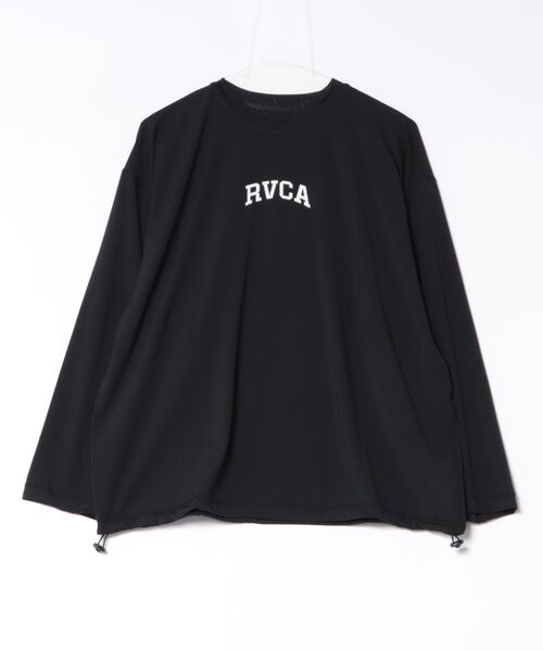 RVCA(ルーカ)の「RVCA ウィメンズ FIVE STAR LS TEE ロンT 【2026年秋冬モデル】/ルーカドローコード付きバックプリント長袖ロンT(Tシャツ/カットソー・レディース・グレー系その他/ブルー系その他/ブラック・SMALL/MEDIUM/LARGE)」の10枚目の写真