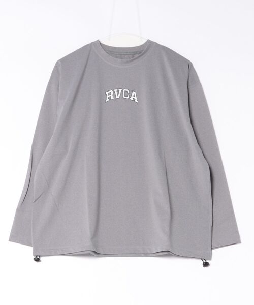 RVCA(ルーカ)の「RVCA ウィメンズ FIVE STAR LS TEE ロンT 【2026年秋冬モデル】/ルーカドローコード付きバックプリント長袖ロンT(Tシャツ/カットソー・レディース・グレー系その他/ブルー系その他/ブラック・SMALL/MEDIUM/LARGE)」の11枚目の写真