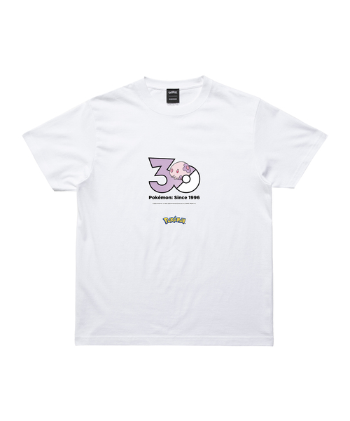 ZOZOSPOT(ゾゾスポット)の「Pokemon 30th Anniversary 1025 T-shirt 「ムンナ」(Tシャツ/カットソー・レディース・ホワイト・SMALL/MEDIUM/LARGE/X-LARGE/XX-LARGE/XXX-LARGE/100cm/110cm/120cm/130cm/140cm/150cm/160cm)」の1枚目の写真