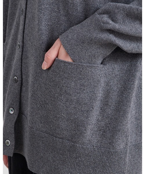 HEAVENLY(ヘブンリー)の「【 HEAVENLY / ヘブンリー 】 Cotton Cashmere Collared Knit Cardigan / コットン カシミヤ カラード ニット カーディガン 2648174 DLI(ニット/セーター・レディース・ブラック/ブラウン/グレー・FREE)」の16枚目の写真