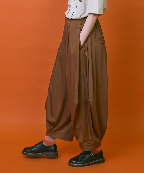 FRAPBOIS（フラボア）の「パクパンツ（その他パンツ・レディース・ブラウン/ブラック・1/0）」の11枚目の写真