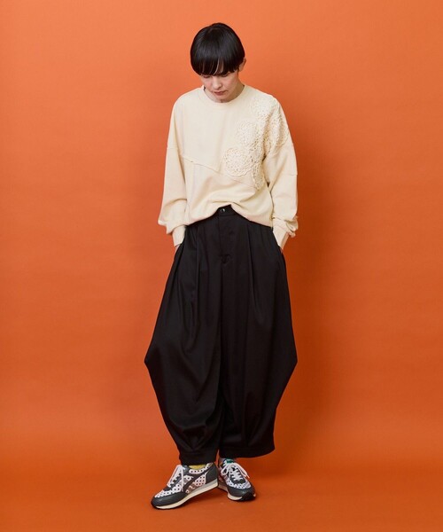 FRAPBOIS（フラボア）の「パクパンツ（その他パンツ・レディース・ブラウン/ブラック・1/0）」の13枚目の写真