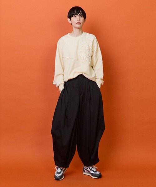 FRAPBOIS（フラボア）の「パクパンツ（その他パンツ・レディース・ブラウン/ブラック・1/0）」の14枚目の写真