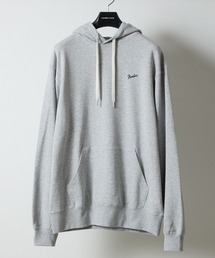 FIRM COTTON LIGHT SHORT PILE PULLOVER SWEAT HOODIE / ファーム コットン ライト ミニ裏毛 ワンポイント ロゴプリント スウェット プルオーバー パーカー