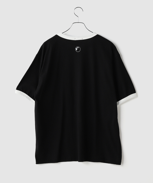 F-LAGSTUF-F（フラグスタフ）の「F-LAGSTUF-F / フラグスタフ "FXXK" RINGER T-SHIRT（Tシャツ/カットソー・メンズ・チャコールグレー/ブラック・MEDIUM/LARGE）」の3枚目の写真
