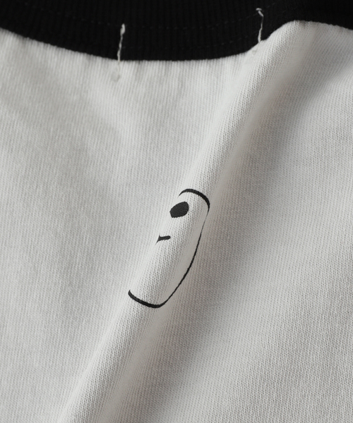 F-LAGSTUF-F（フラグスタフ）の「F-LAGSTUF-F / フラグスタフ "FXXK" RINGER T-SHIRT（Tシャツ/カットソー・メンズ・チャコールグレー/ブラック・MEDIUM/LARGE）」の6枚目の写真