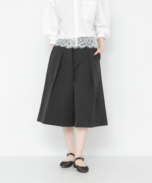 URBAN RESEARCH(アーバンリサーチ)の「コットンナイロンハーフパンツ(その他パンツ・レディース・ブラック/ベージュ・38/36)」の2枚目の写真