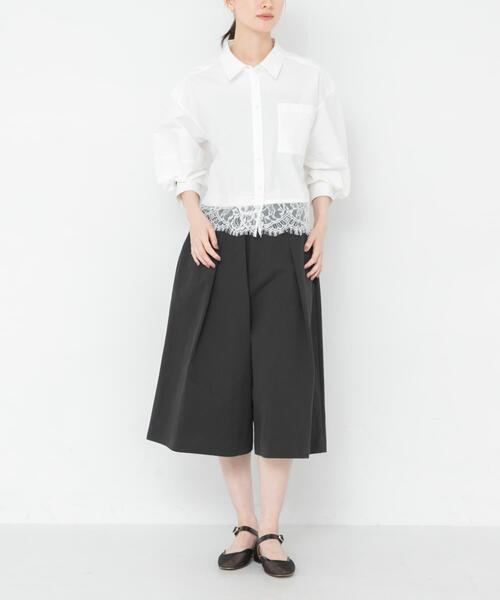 URBAN RESEARCH(アーバンリサーチ)の「コットンナイロンハーフパンツ(その他パンツ・レディース・ブラック/ベージュ・38/36)」の5枚目の写真