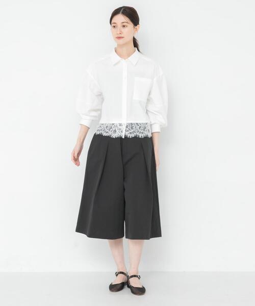 URBAN RESEARCH(アーバンリサーチ)の「コットンナイロンハーフパンツ(その他パンツ・レディース・ブラック/ベージュ・38/36)」の6枚目の写真