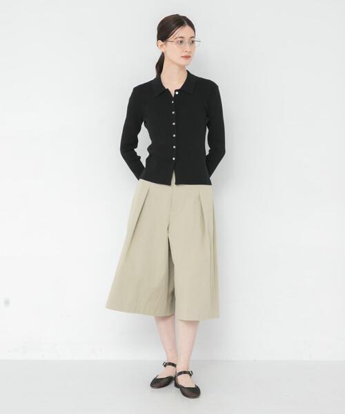 URBAN RESEARCH(アーバンリサーチ)の「コットンナイロンハーフパンツ(その他パンツ・レディース・ブラック/ベージュ・38/36)」の17枚目の写真