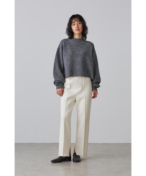 YLEVE(イレーヴ)の「YLEVE / TWEEDY BONDING JERSEY TR(その他パンツ・レディース・ブラック/ホワイト・0/1/2)」の22枚目の写真