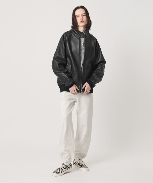 California General Store(California General Store)の「<CGS.>レザー ハリントン ジャケット(その他アウター・メンズ・ブラック・L/S/M)」の5枚目の写真