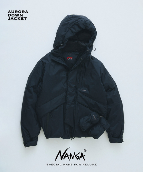 NANGA(ナンガ)の「NANGA / ナンガ 別注 オーロラテックス(R) ダウンジャケット(ダウンジャケット/コート・メンズ・ネイビー/ベージュ/サファリグリーン/ブラック・X-LARGE/LARGE/MEDIUM)」の1枚目の写真