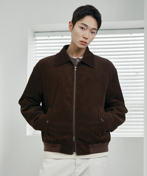 MINDBRIDGE（マインドブリッジ）の「[COUTURE] コーデュロイブルゾン M1JP7171（ブルゾン・メンズ・ブラウン/ネイビー・100/105/110/95）」の3枚目の写真