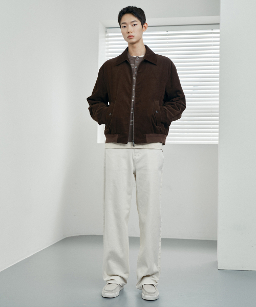 MINDBRIDGE（マインドブリッジ）の「[COUTURE] コーデュロイブルゾン M1JP7171（ブルゾン・メンズ・ブラウン/ネイビー・100/105/110/95）」の4枚目の写真